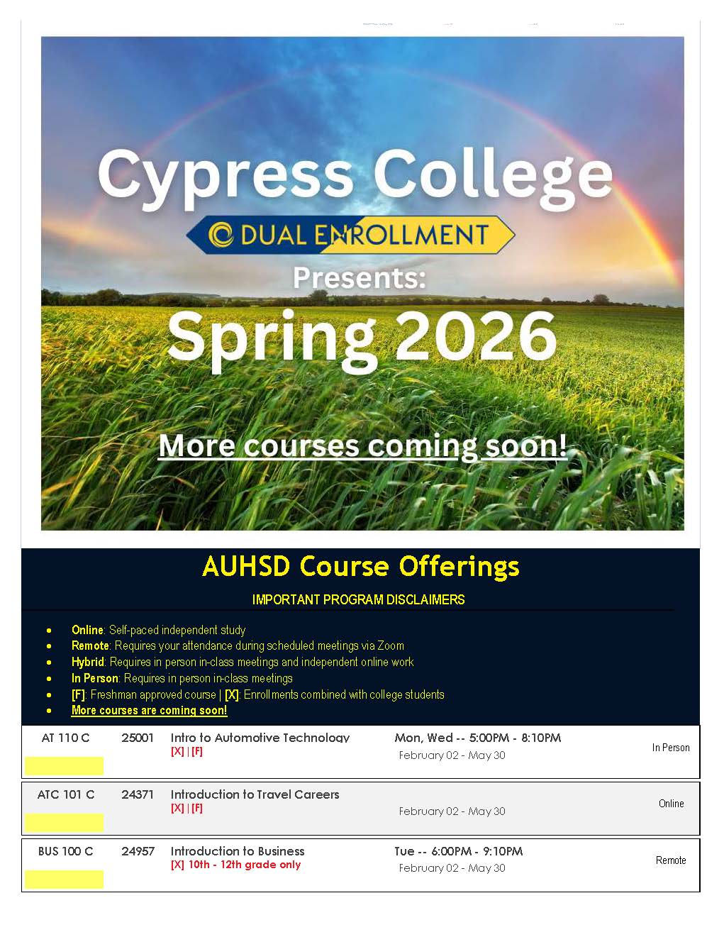 Course Flyer